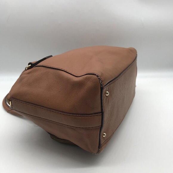 Kate Spade Cognac Leather Catalina Baxter Street Tote - Picture 6 of 12